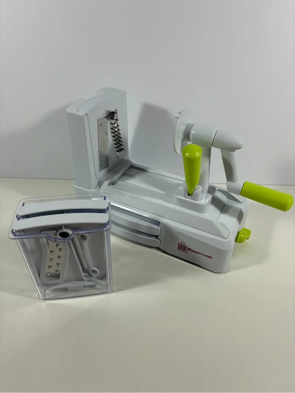 Brieftons Vegetable Spiralizer 5 Blade Zucchini Noodle Maker Japanese Steel NEW